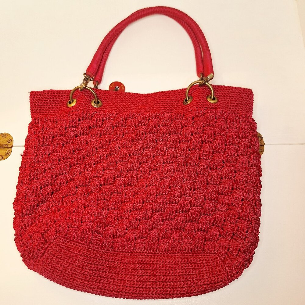 The Sak Hobo Bucket Bag In Raspberry Red - image 1